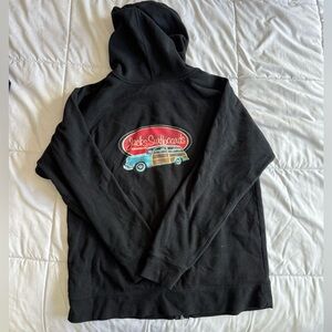 JACKS SURFBOARD Classic Black Zip-Up Utility Jacket